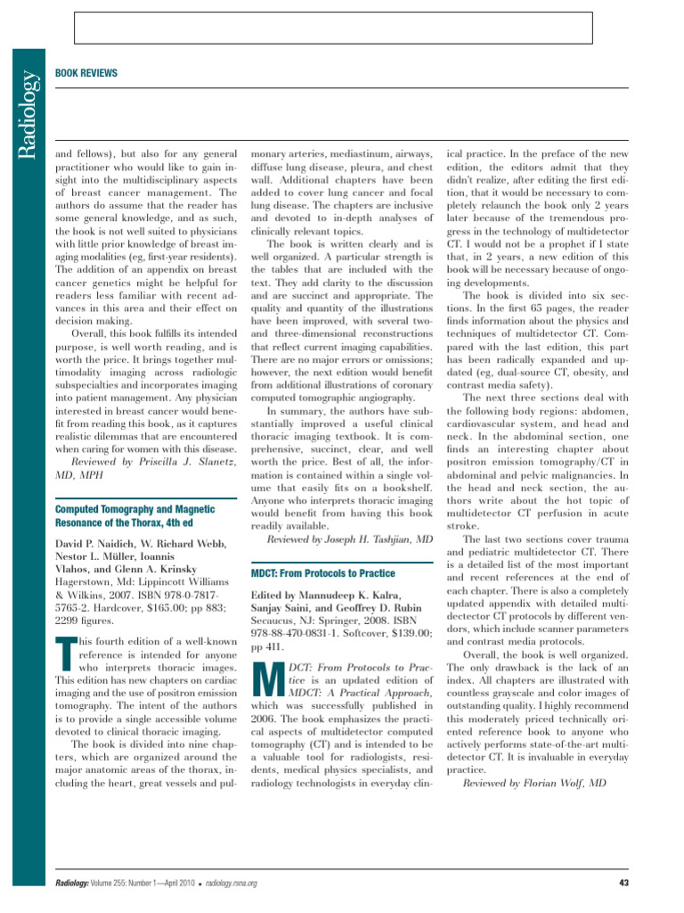 Breast Cancer Imaging Insights | PDF | Ct Scan | Medical Imaging