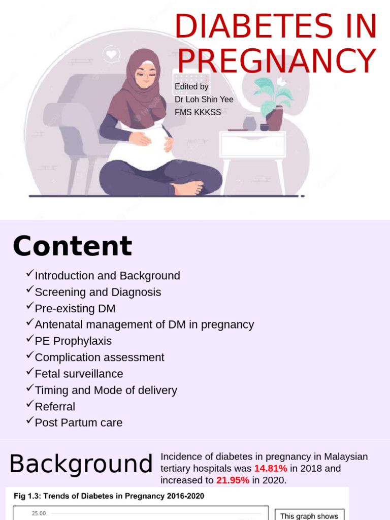 Diabetes Management in Pregnancy Guide | PDF | Gestational Diabetes ...