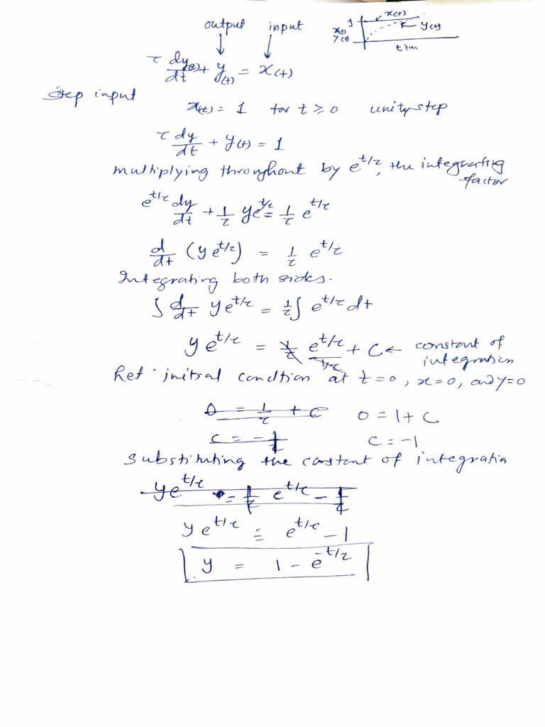 First Order Response - SSM | PDF
