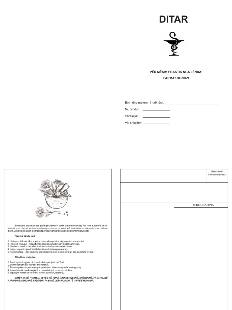 Ditar Farmakognozi | PDF