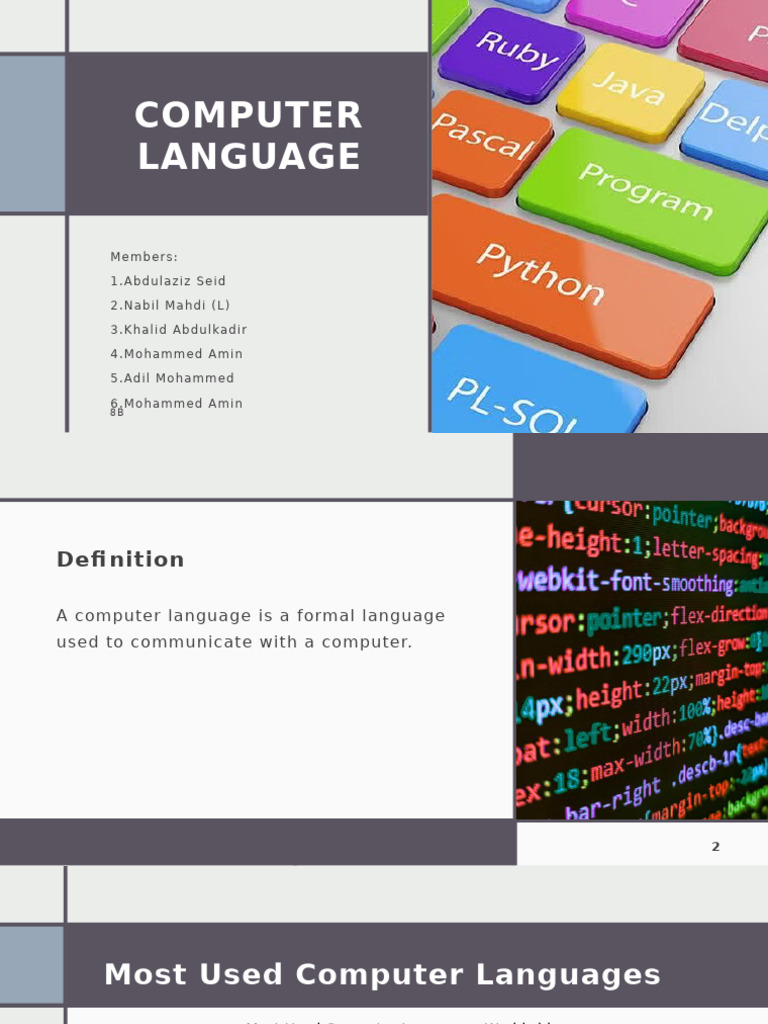 Overview of Computer Languages 2023 | PDF | Computer Programming ...