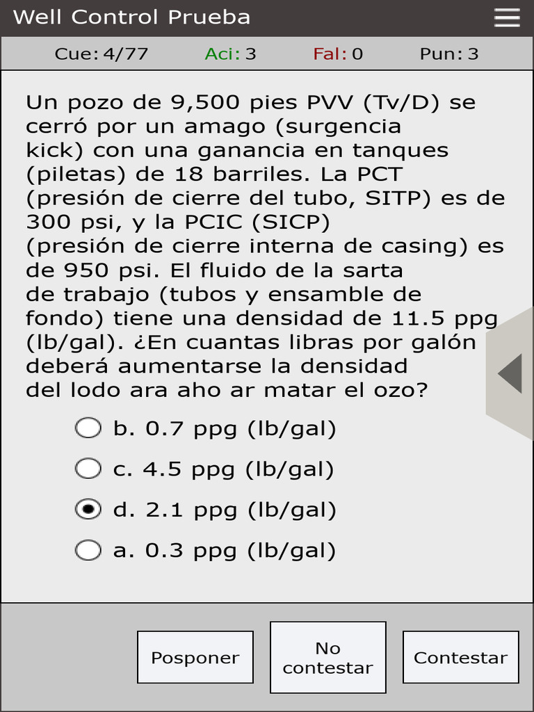 Test Well Control Prueba | PDF