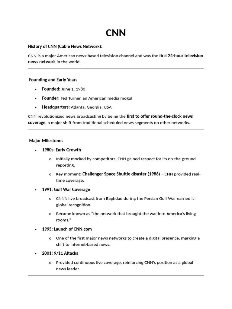 CNN's Editorial Standards and Bias Analysis | PDF | Cnn | News
