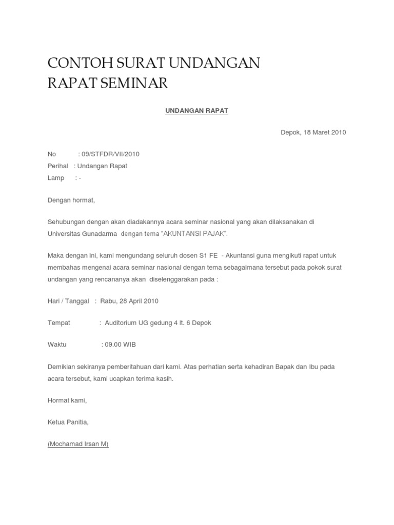 Contoh2 Surat