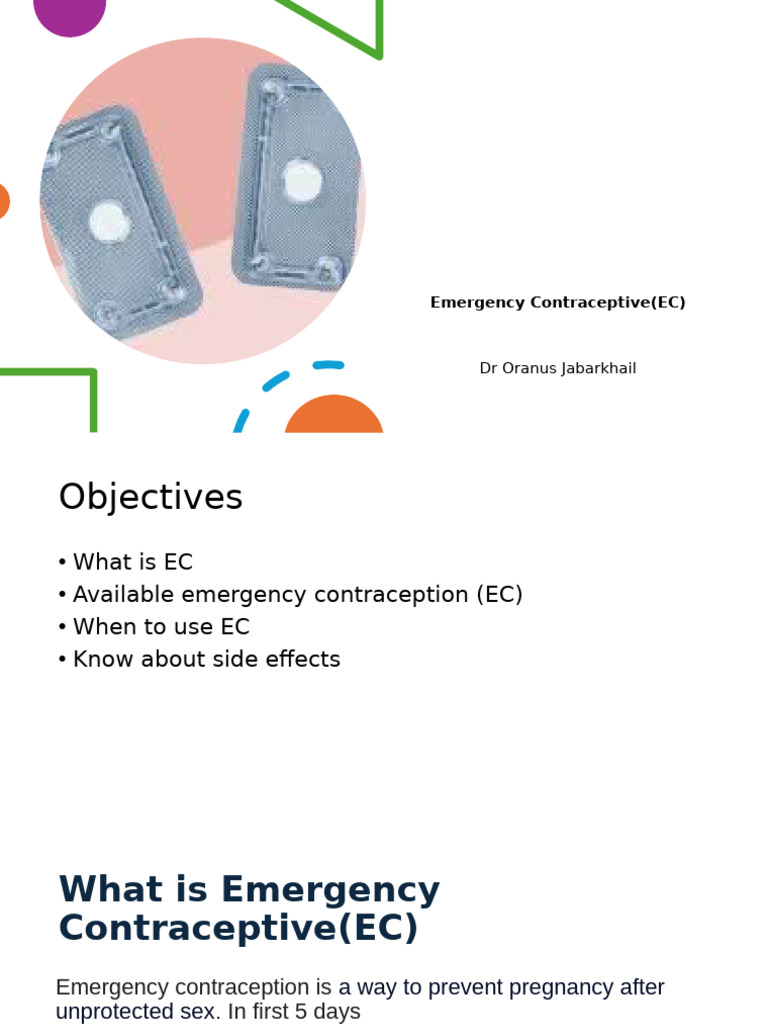 Understanding Emergency Contraceptives | PDF