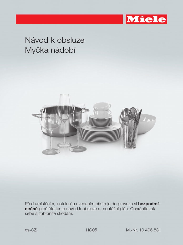 Miele G 6765 SCVi XXL Dishwasher | PDF