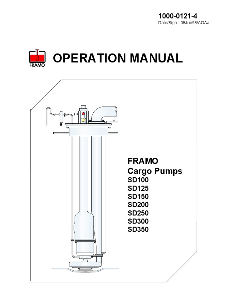 Framo Operation Manual PDF Pump Valve