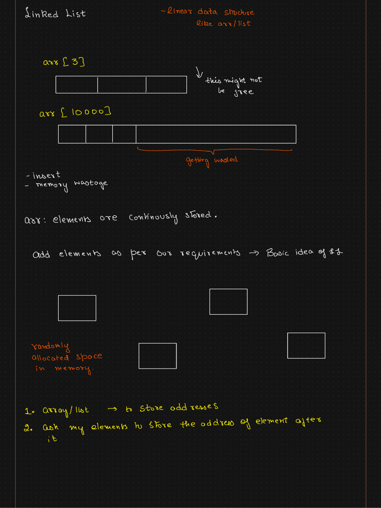2 - Linked List I Notes | PDF