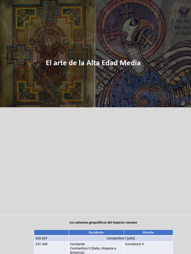 Arte de la Alta Edad Media: Evolución y Estilos | PDF | Carlomagno ...