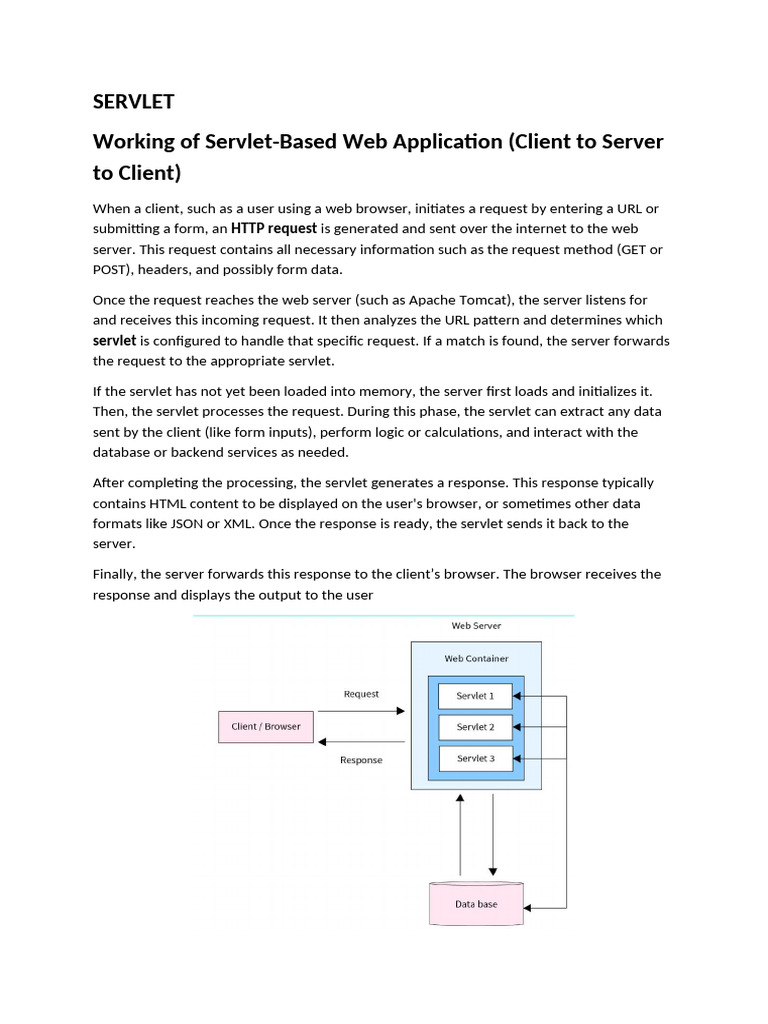 Understanding Java Servlet Basics | PDF | Networking | Internet & Web