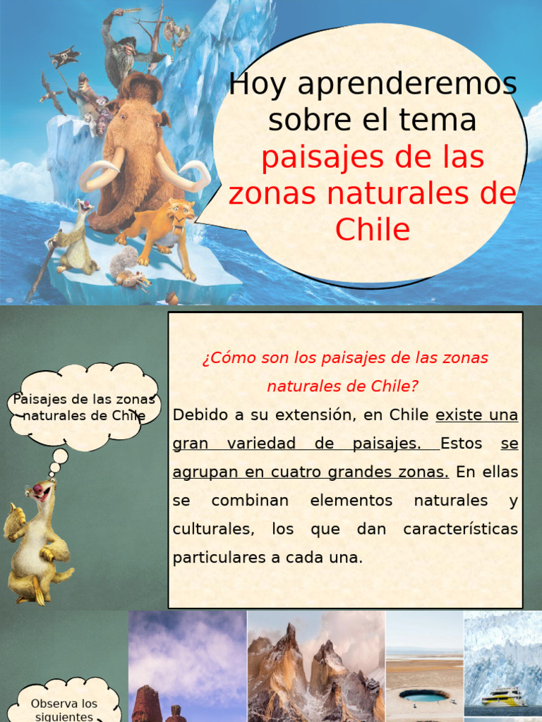 Paisajes Naturales de Chile: Zonas Clave | PDF | Chile | Clima