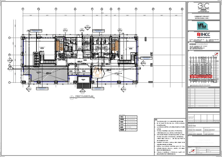 First Floor Construction Plan | PDF
