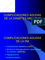 Complicaciones Agudas de La Diabetes Mellitus