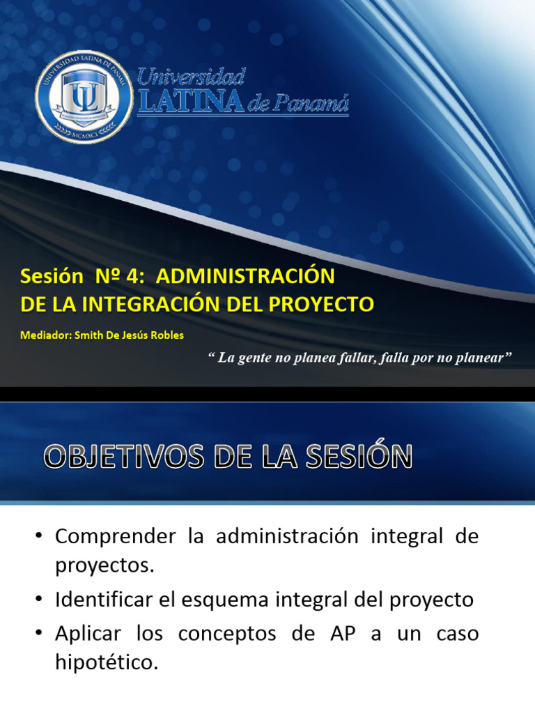 Administración de la Integración del Proyecto | PDF | Gestión de ...