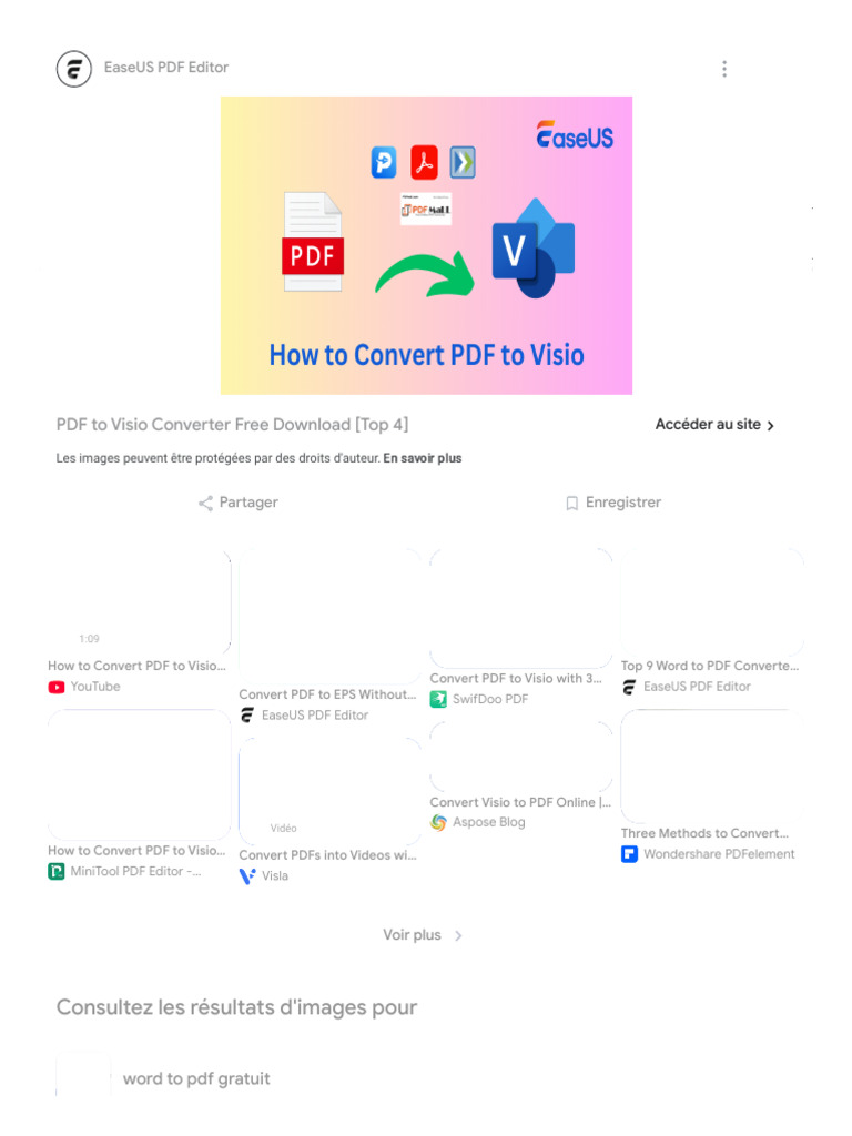 Convert PDF to Visio with EaseUS | PDF | Software | Application Software