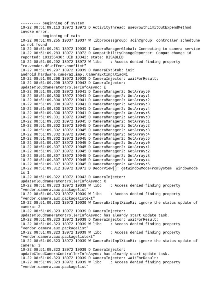 Log Cat 1761097869233 | PDF | Software Engineering | System Software