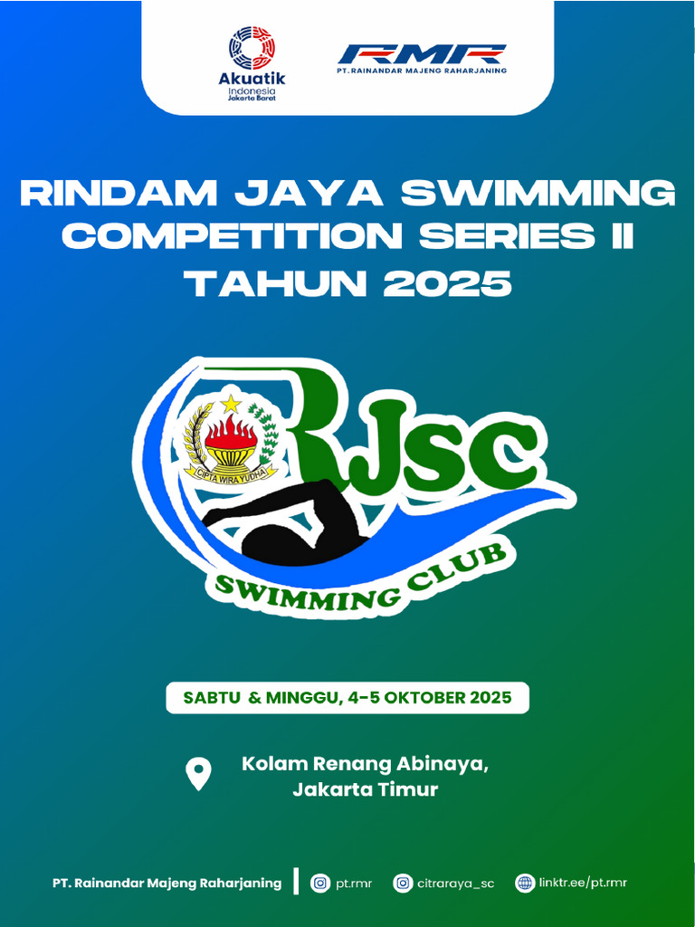 Kejuaraan Renang Rindam Jaya 2025 | PDF