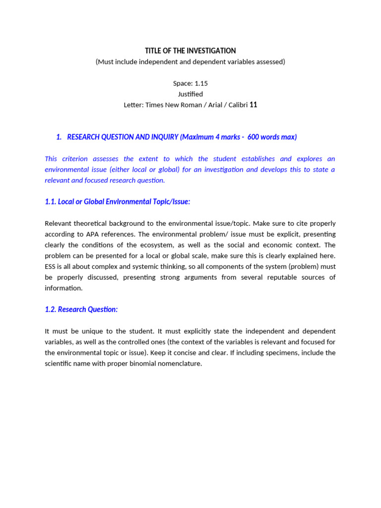 IA Doc Template With Commen | PDF | Citation | Uncertainty