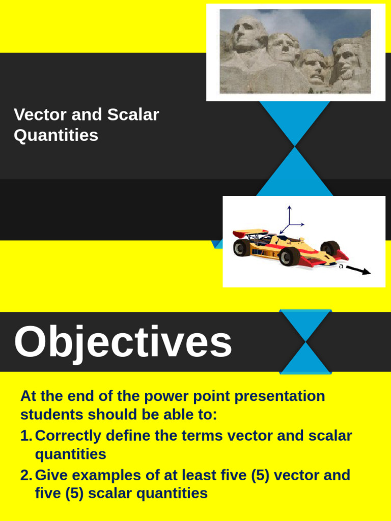 Understanding Vector and Scalar Quantities | PDF | Euclidean Vector ...