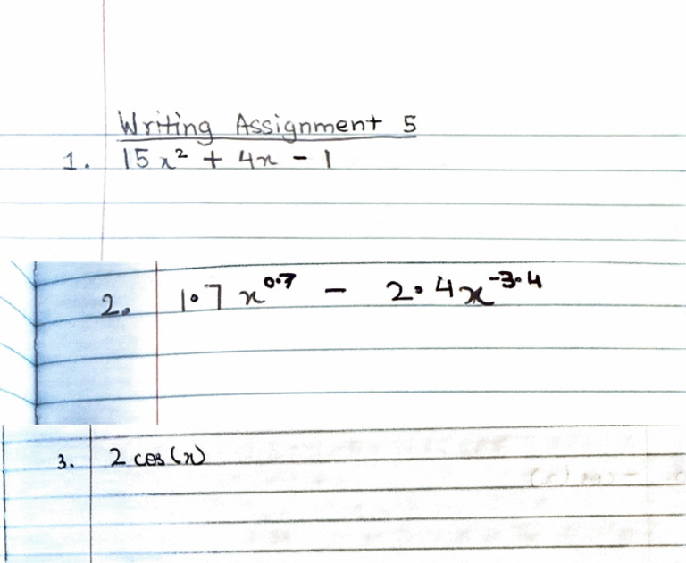 Calc1 Homework5-2 | PDF