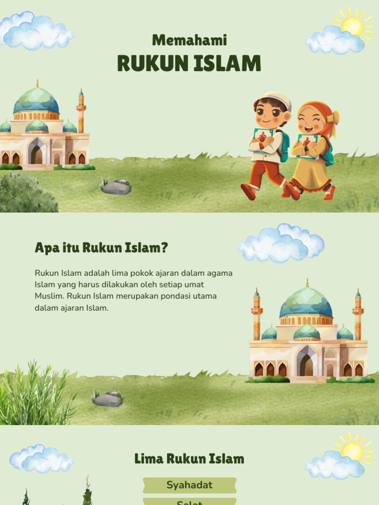 Lima Rukun Islam dan Pentingnya | PDF