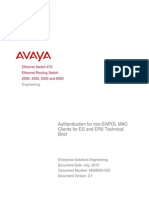 NN48500-552 v1.0 Authenticating Non EAPOL MAC Clients For ES and ERS - AVAYA