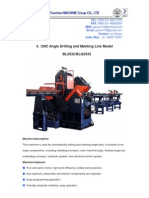 CNC Angle Drilling and Marking Line Model Bl2532