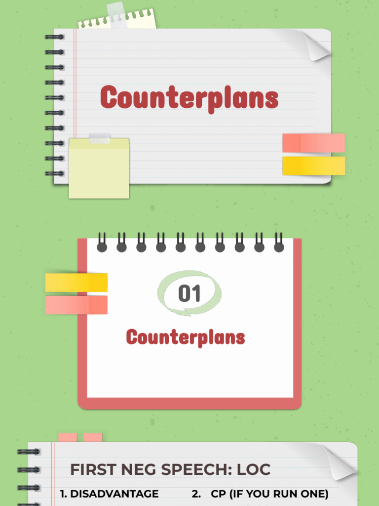 Counterplans Slideshow | PDF | Policy