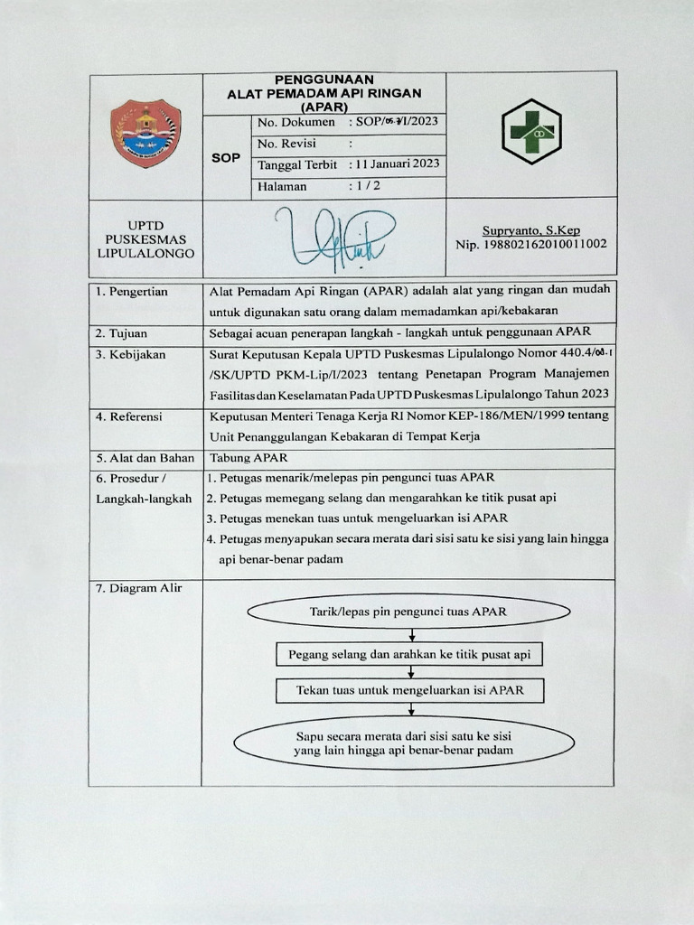 Panduan Penggunaan APAR yang Efektif | PDF