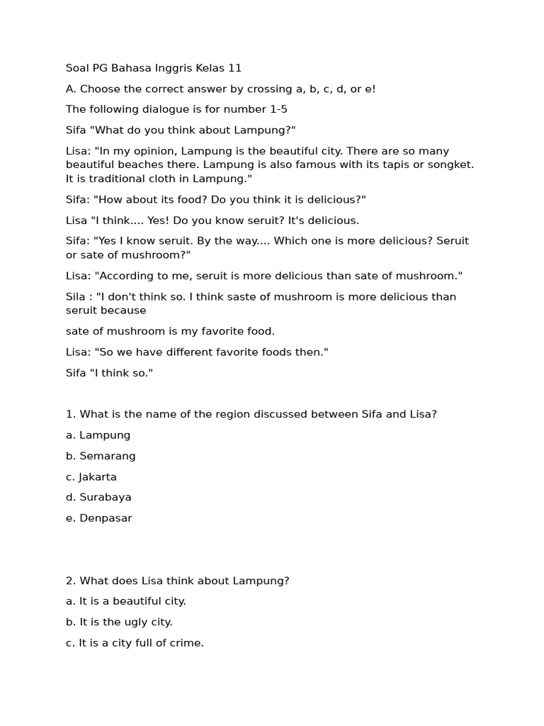 PG Bahasa Inggris Kelas 11 | PDF | Motorcycling