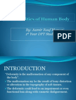 Deformities of Human Body Pps