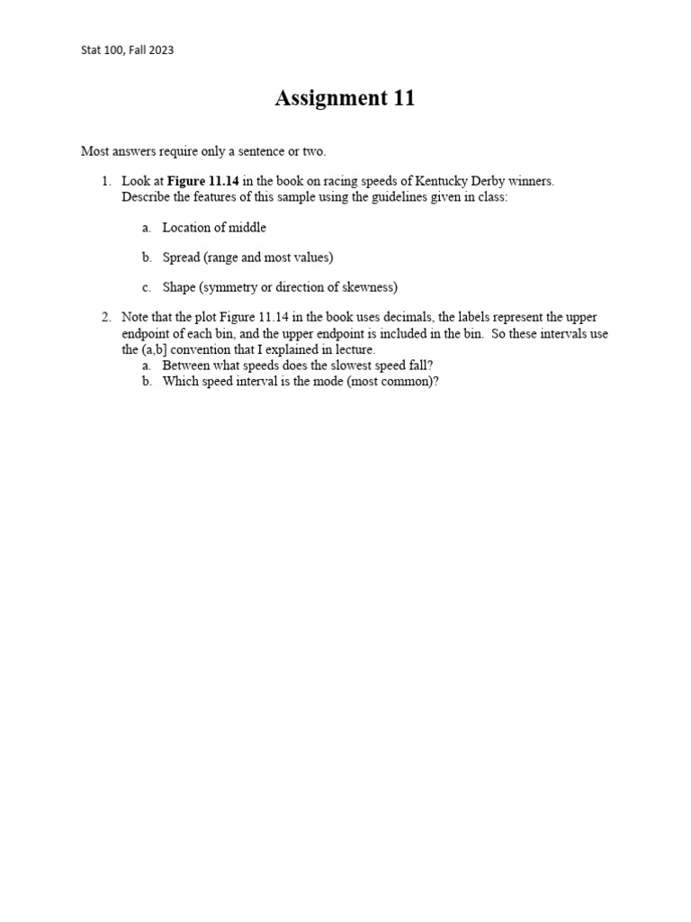 Assignment 11 2023 Fall | PDF