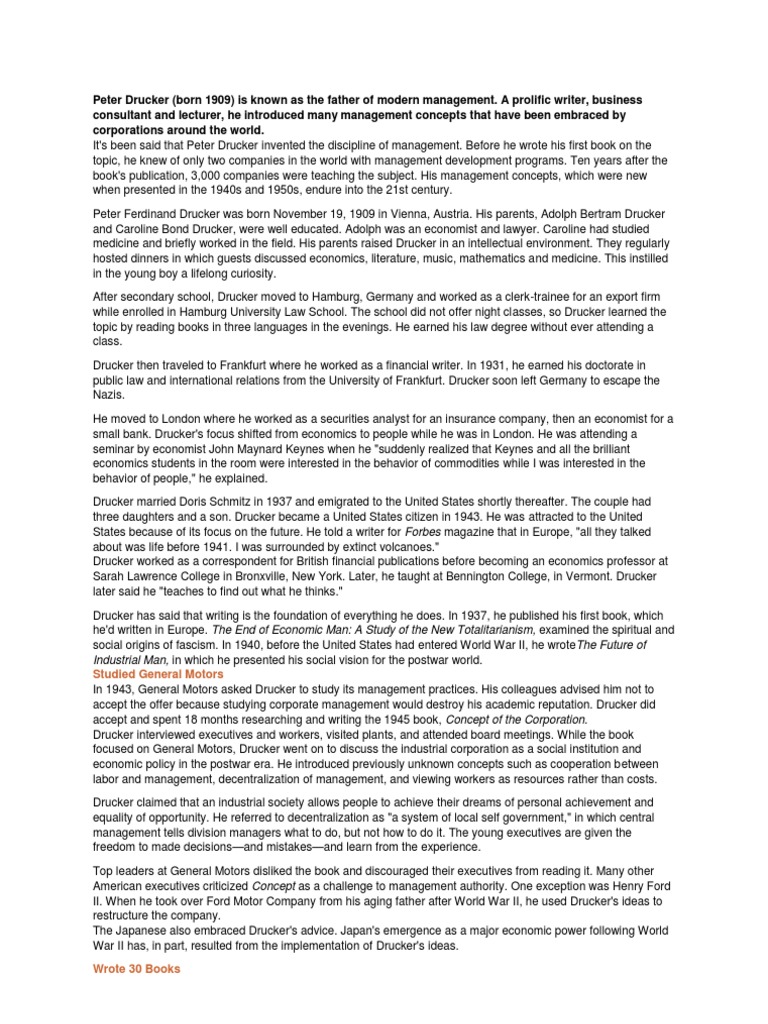 Peter Drucker PDF