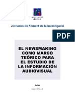 El newsmaking como marco teórico