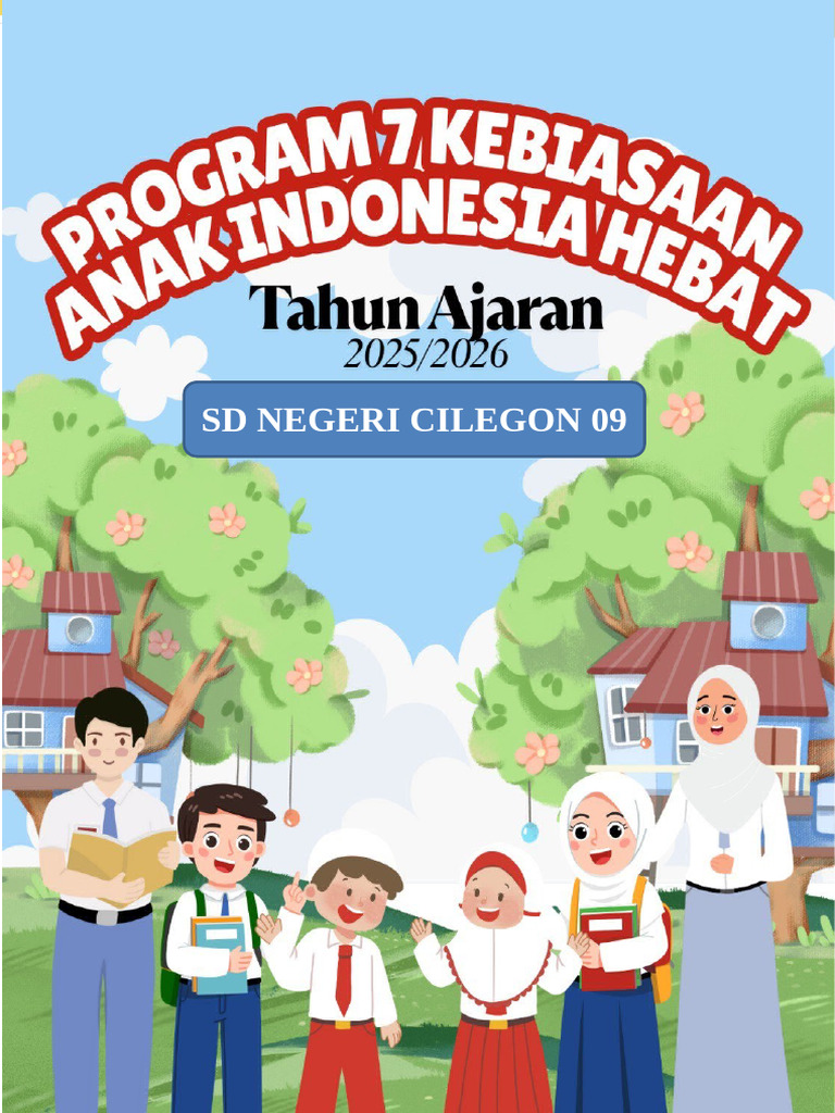 Program 7 Kebiasaan SD Cilegon 09 2025 | PDF