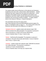 Epitalon vs. Epithalamin Dosing Guide | PDF