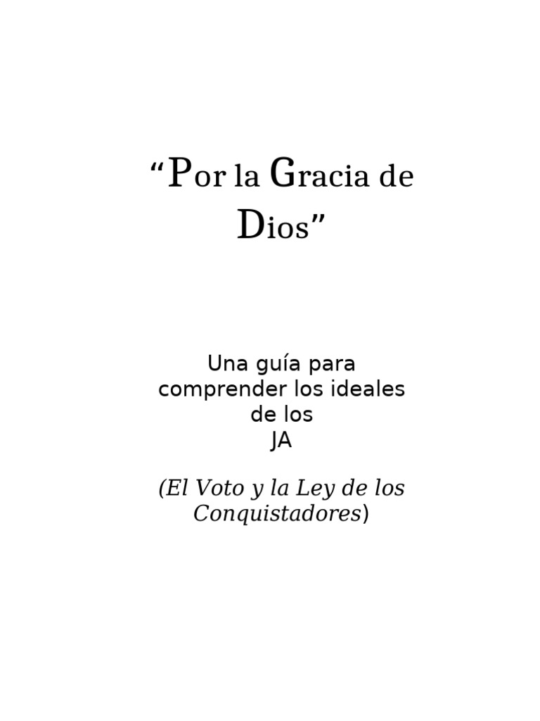 01 Por La Gracia de Dios308 | PDF | Jesús | Cristo (título)