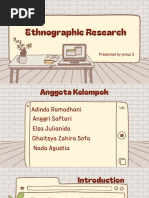 Ethnographic Interview Questions Guide | PDF | Ethnography ...