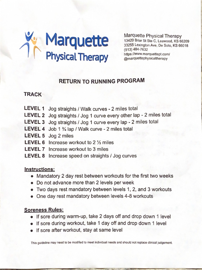 Running Program | PDF