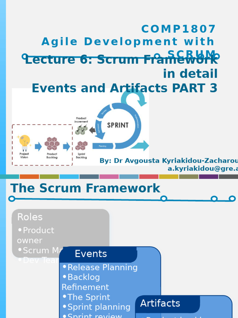 Scrum Roles, Events, and Artifacts Explained | PDF | Scrum (Software ...