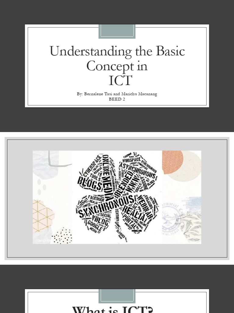 Understanding The Basic Concept in | PDF | Educational Technology ...