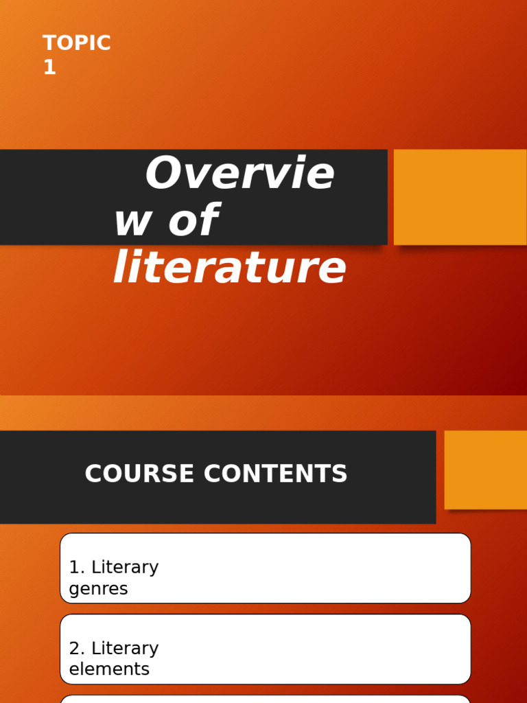 Comprehensive Guide to Literary Genres | PDF | Narration | Novels
