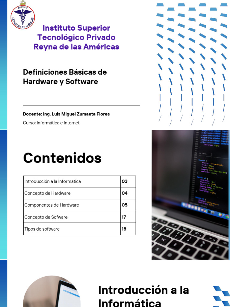 Definiciones de Hardware y Software | PDF | Disco duro | Hardware de la ...