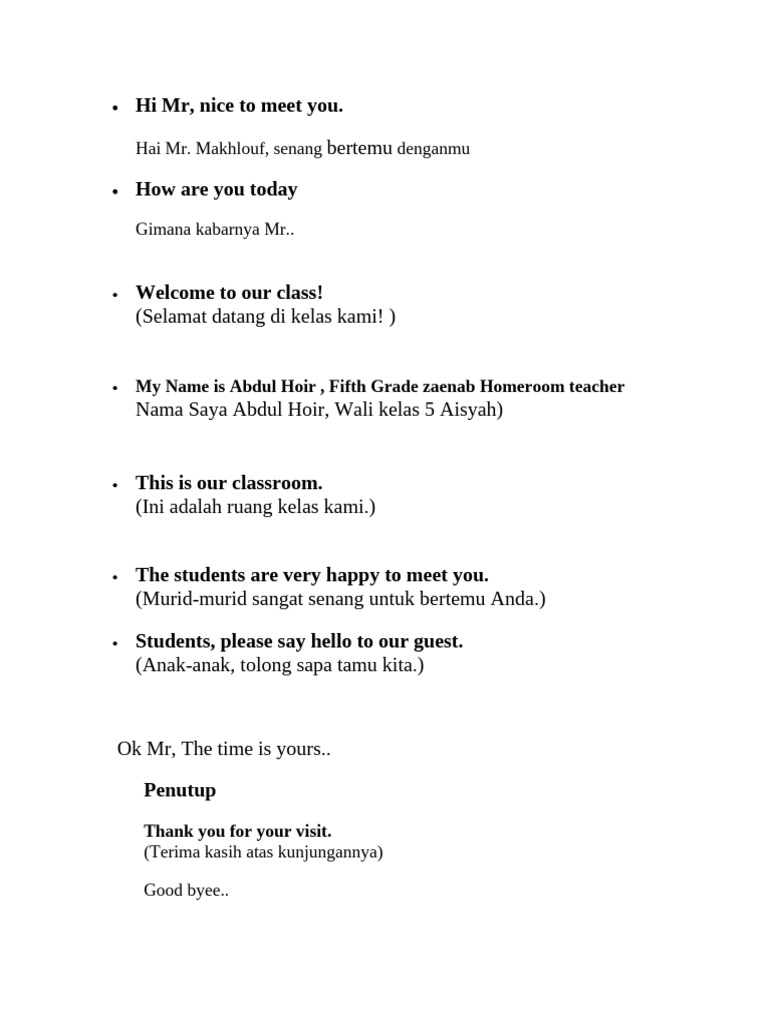 Dialog Inggris | PDF