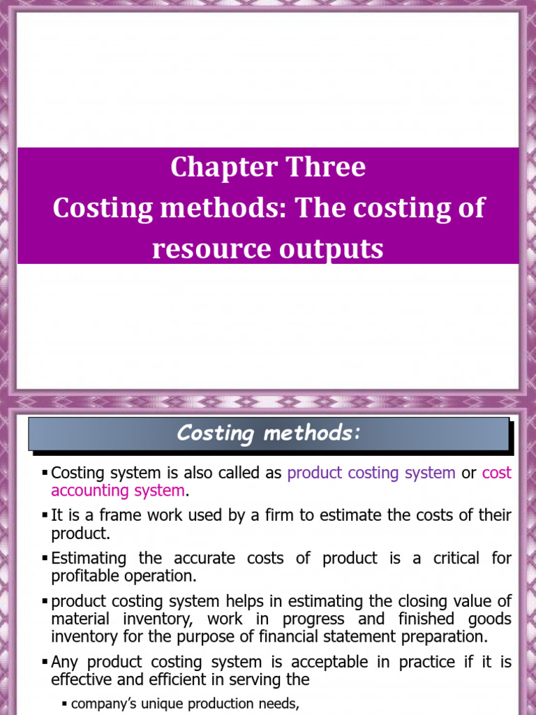Product Costing Methods Explained | PDF | Cost Of Goods Sold | Inventory