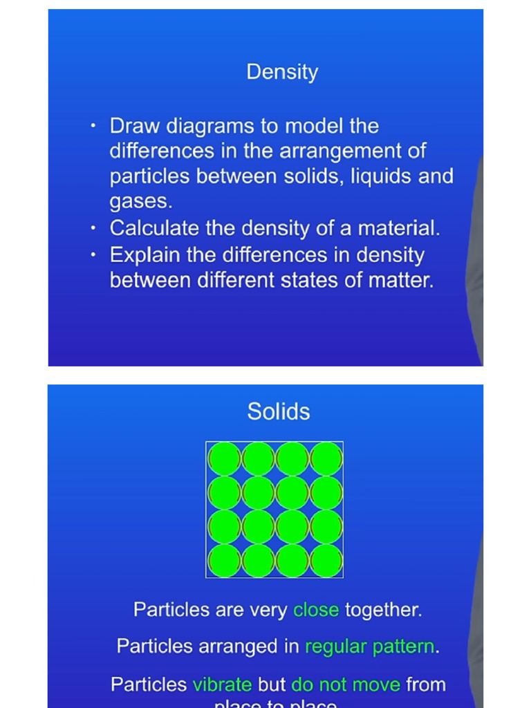 Particle Model Part 1 | PDF
