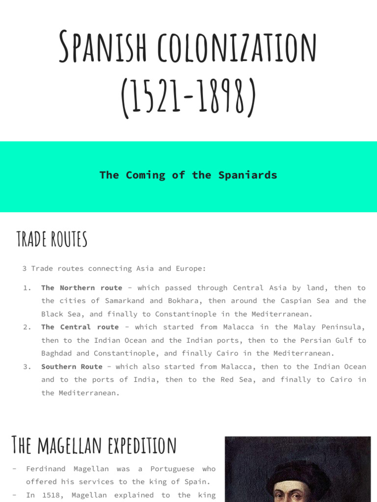 Spanish Colonization of the Philippines | PDF | Age Of Discovery ...