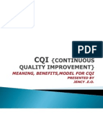 Cqi (Continuous Quality Improvement)