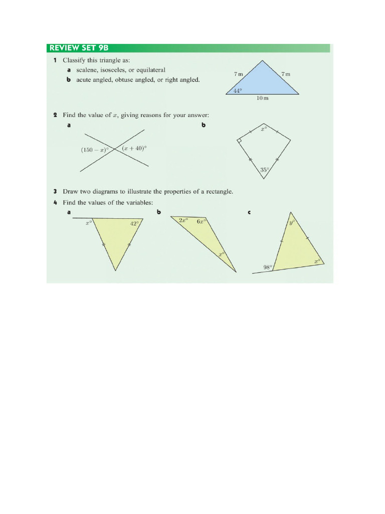 Angles and Geometry | PDF