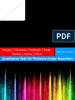 Qualitative Protein Tests on Ovalbumin